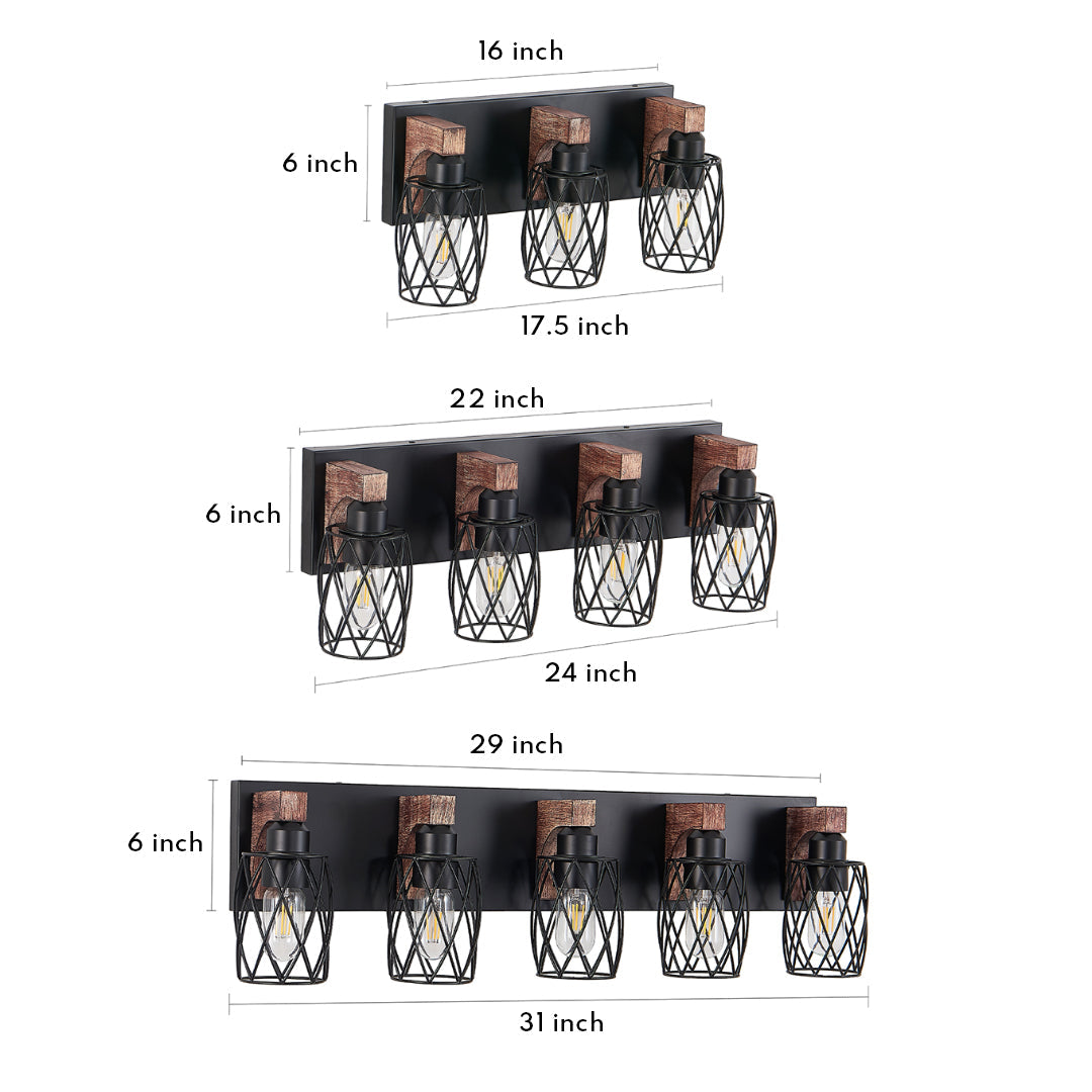 WINCHESTER METAL CAGE BATHROOM LUMINAIRE