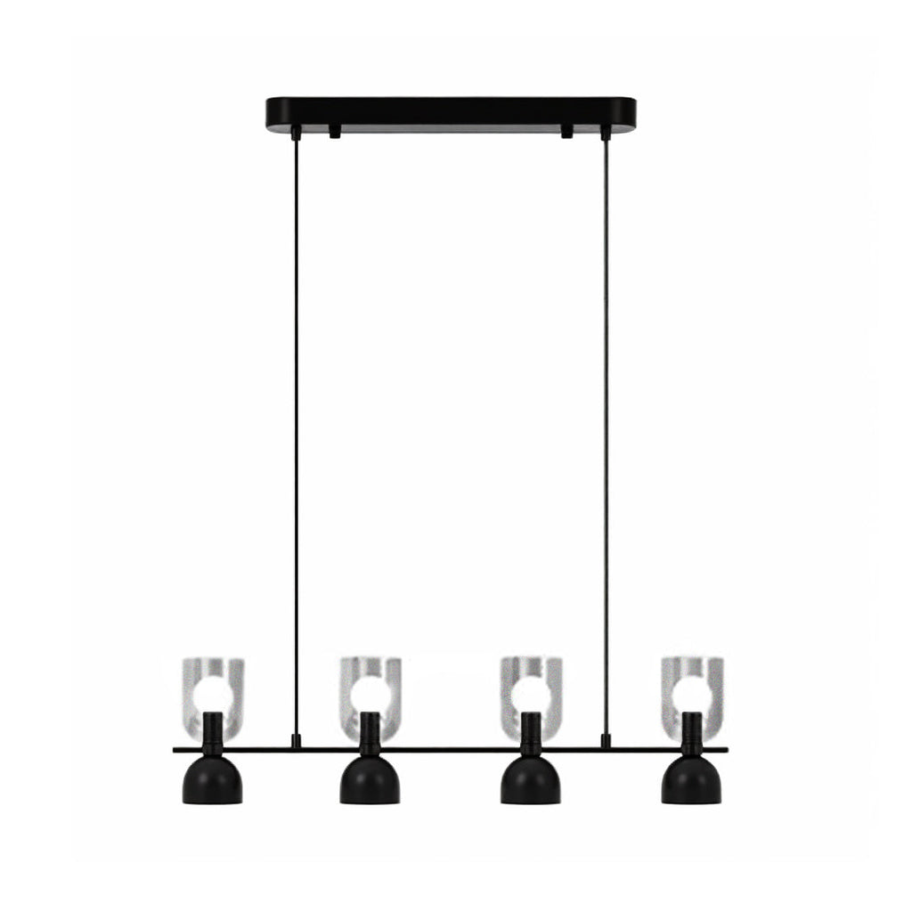 WINTHROP GLASS AND METAL ADJUSTABLE CEILING LANTERN