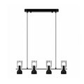 WINTHROP GLASS AND METAL ADJUSTABLE CEILING LANTERN