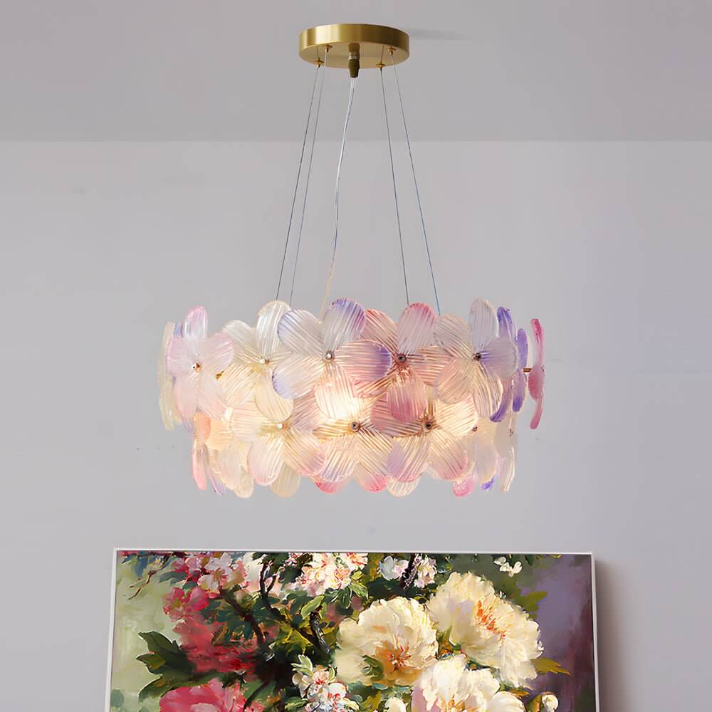 VIOLETTA CRYSTAL BLOOM ROUND LIGHTING