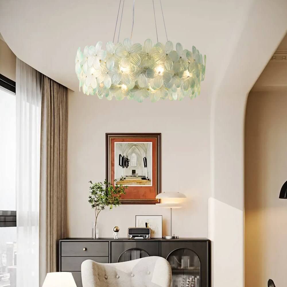 VIOLETTA CRYSTAL BLOOM ROUND LIGHTING