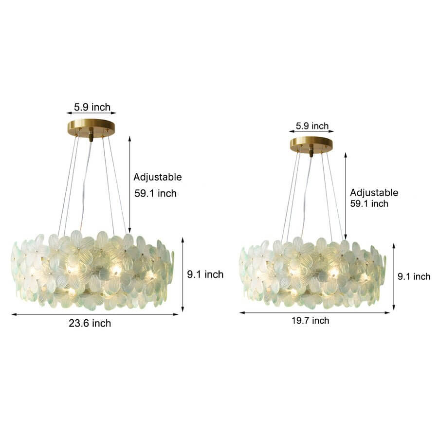 VIOLETTA CRYSTAL BLOOM ROUND LIGHTING