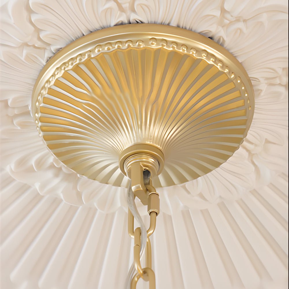 RAVENSTONE PINK ROSE CERAMIC CHANDELIER: 6/8-LIGHT CANDLELIT COUNTRY ELEGANCE