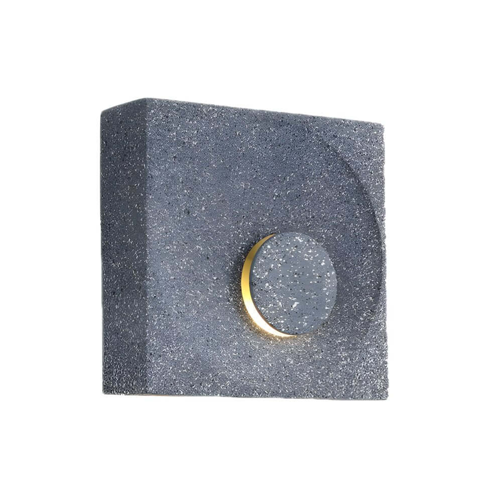 WINTERBOURNE FROSTED CEMENT MOONLIGHT WALL SCONCE