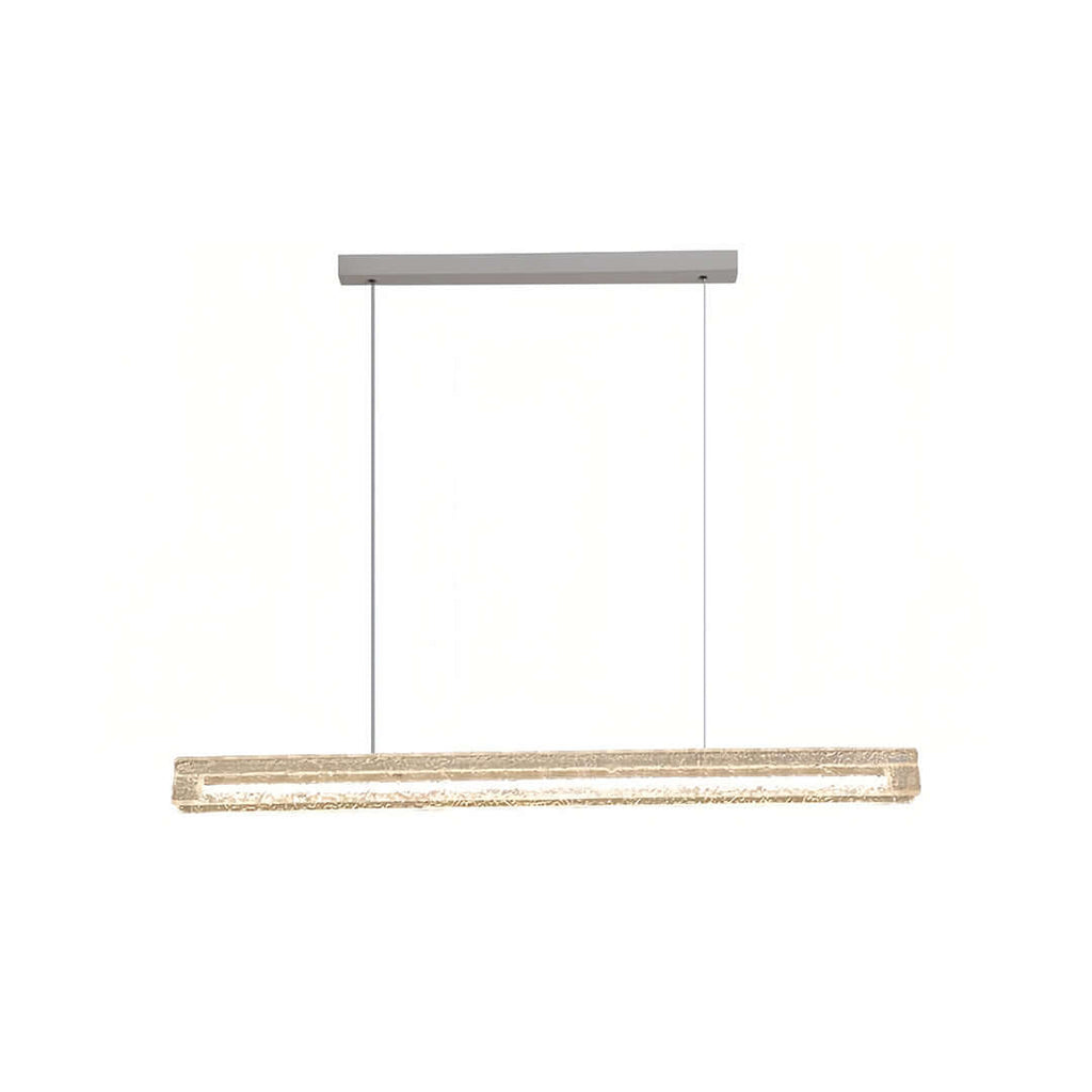 WINDSOR FROSTED ACRYLIC ISLAND PENDANT LIGHT