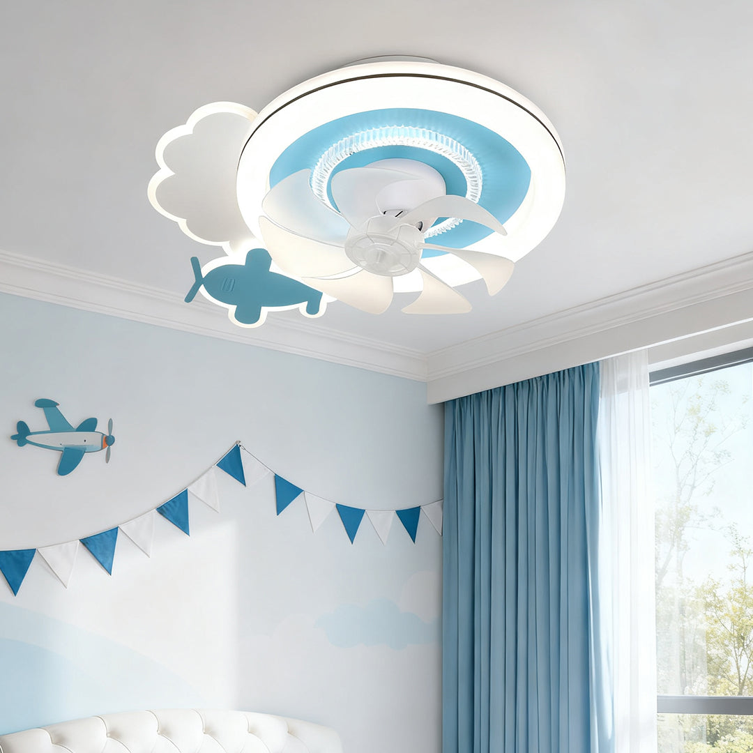 WILLOUGHBY SKY DANCER CEILING LIGHT FAN"  
2. "CHARLESTON WHIRLPOOL BLUE AND WHITE CEILING FAN"  
3. "PENDLETON CLOUD BREEZE LIGHTED FAN"  
4. "HENLEY AQUA WHIRL CEILING LIGHT FAN"  
5. "KENSINGTON DREAMSCAPE CEILING FAN WITH LIGHT"  
6. "TAVISTOCK SERENE
