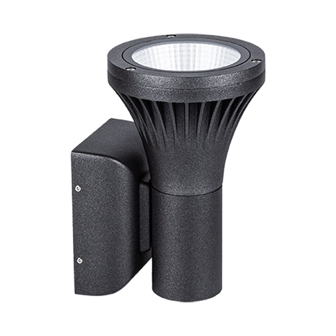 WINTERBOURNE CAST ALUMINUM OUTDOOR WALL LANTERN, WATER-RESISTANT NORDIC DESIGN