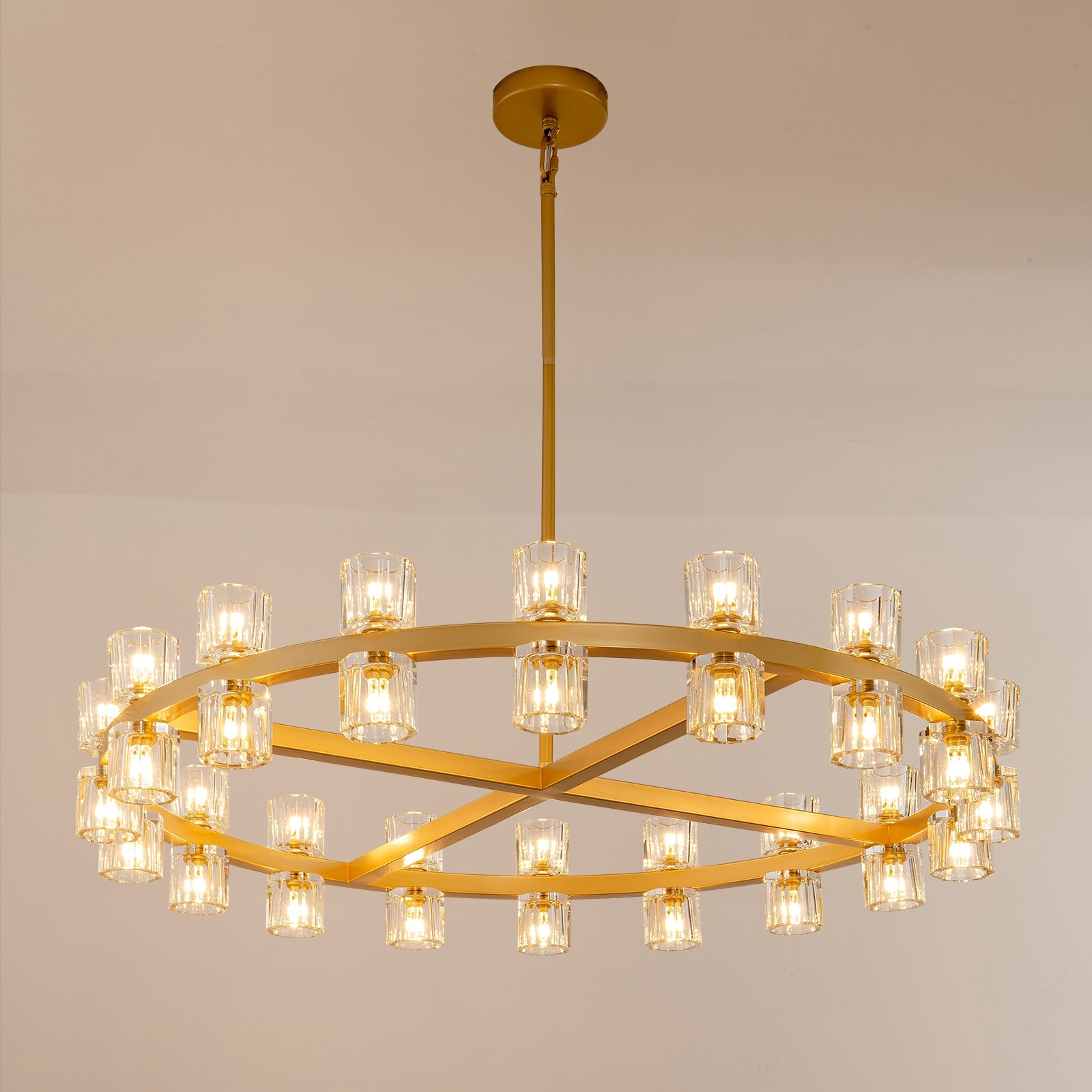 VERDANT WHEEL OF LIGHT CEILING LANTERN