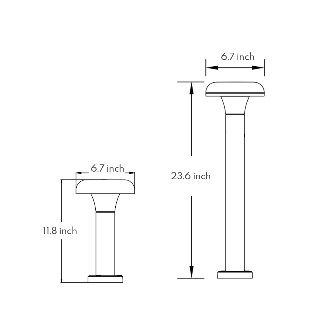 RAVENWOOD GARDEN BEACON: MODERN LED BOLLARD LIGHTING