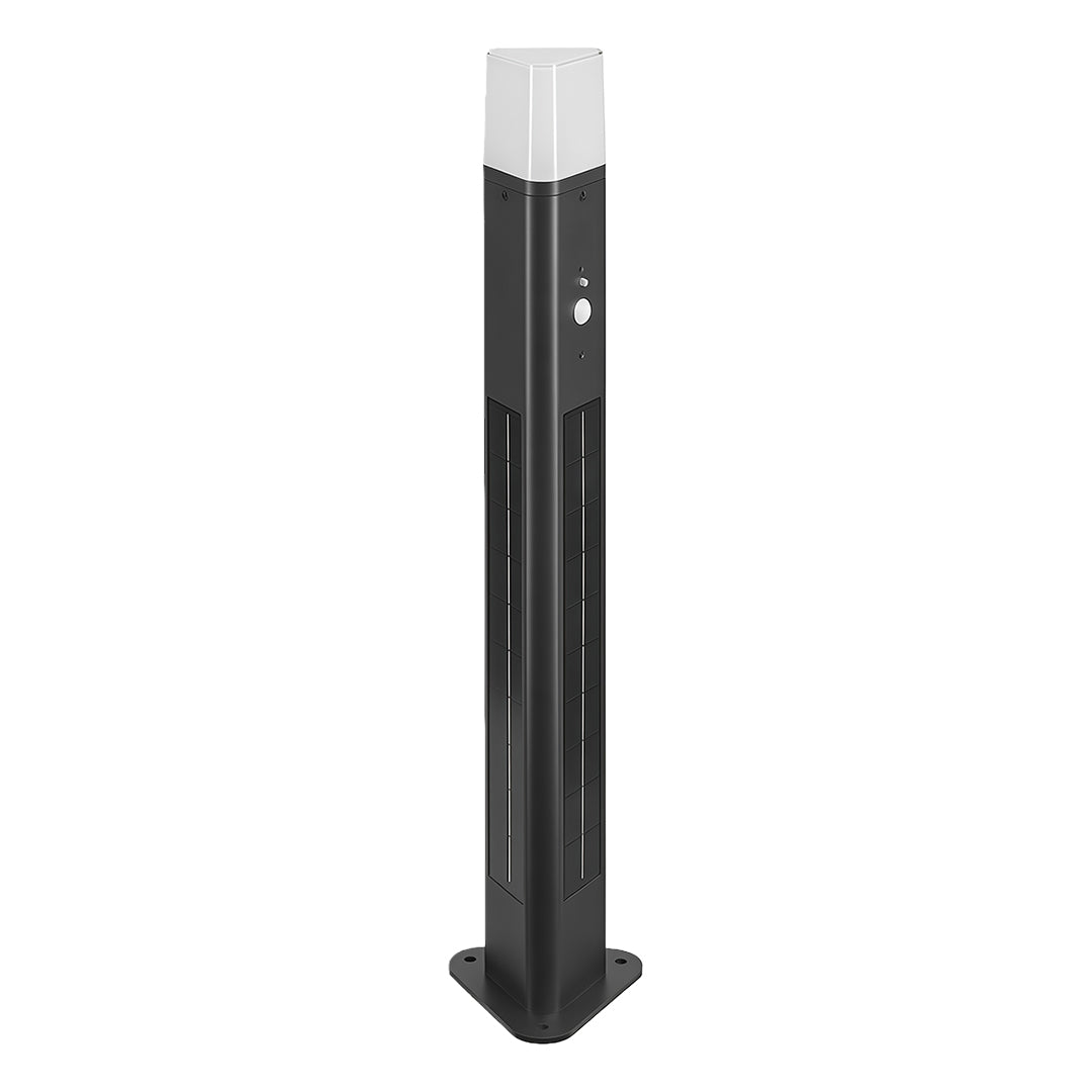 WINTERBORNE SOLAR-POWERED GARDEN BOLLARD LANTERN