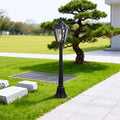 WINTERBOURNE ALUMINUM GARDEN POST LANTERN