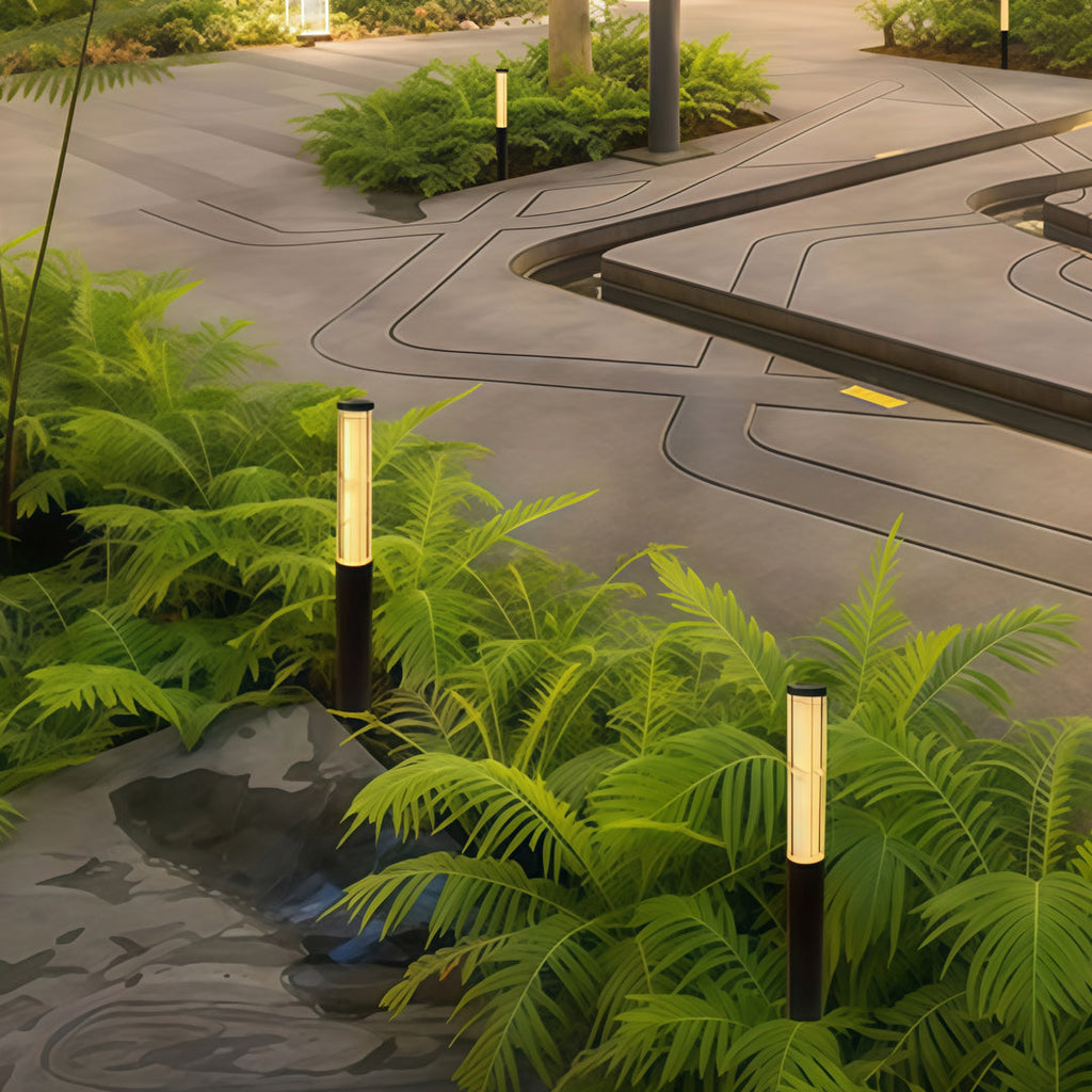 WHITBY GARDEN BEACON: MINIMALIST LED LANDSCAPE LANTERN