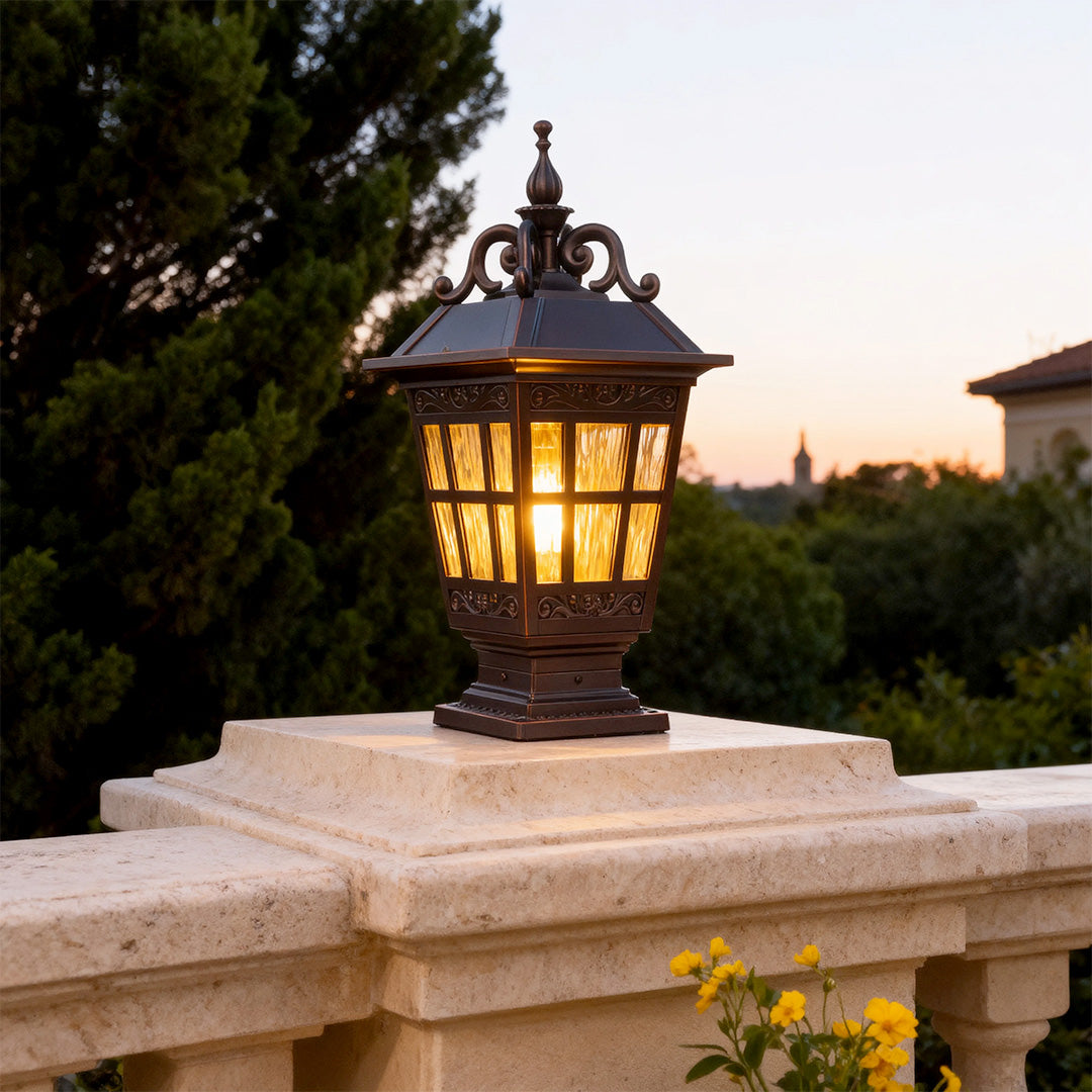 RAVENSWOOD WEATHERPROOF ALUMINUM GARDEN COLUMN LIGHT