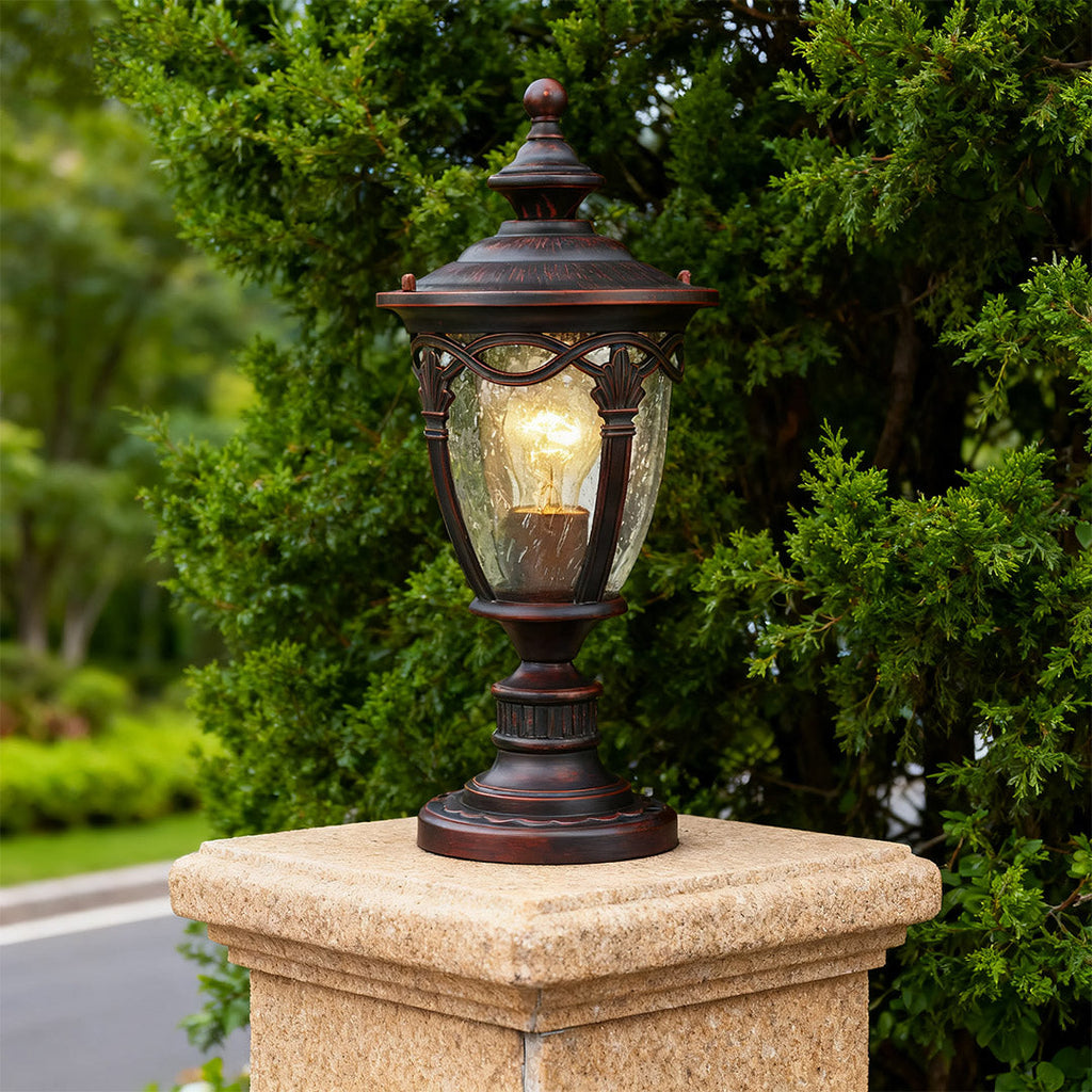WINTHORPE WEATHERPROOF ALUMINUM GARDEN COLUMN LIGHT