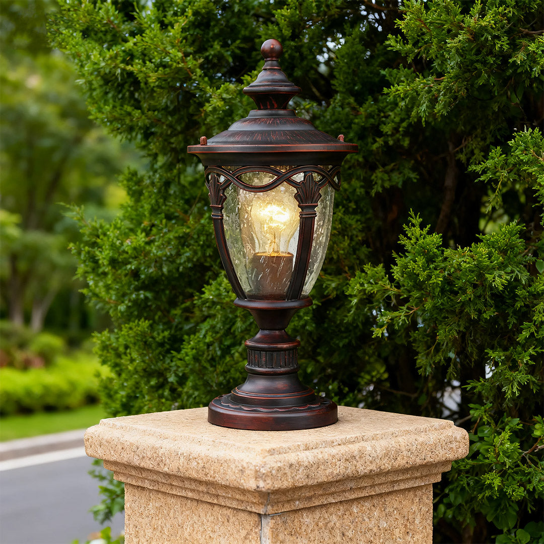 WINTHORPE WEATHERPROOF ALUMINUM GARDEN COLUMN LIGHT