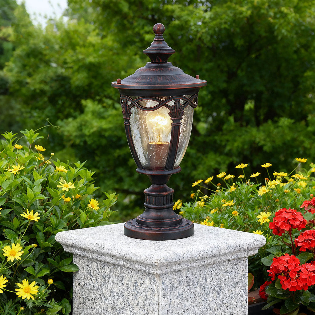WINTHORPE WEATHERPROOF ALUMINUM GARDEN COLUMN LIGHT