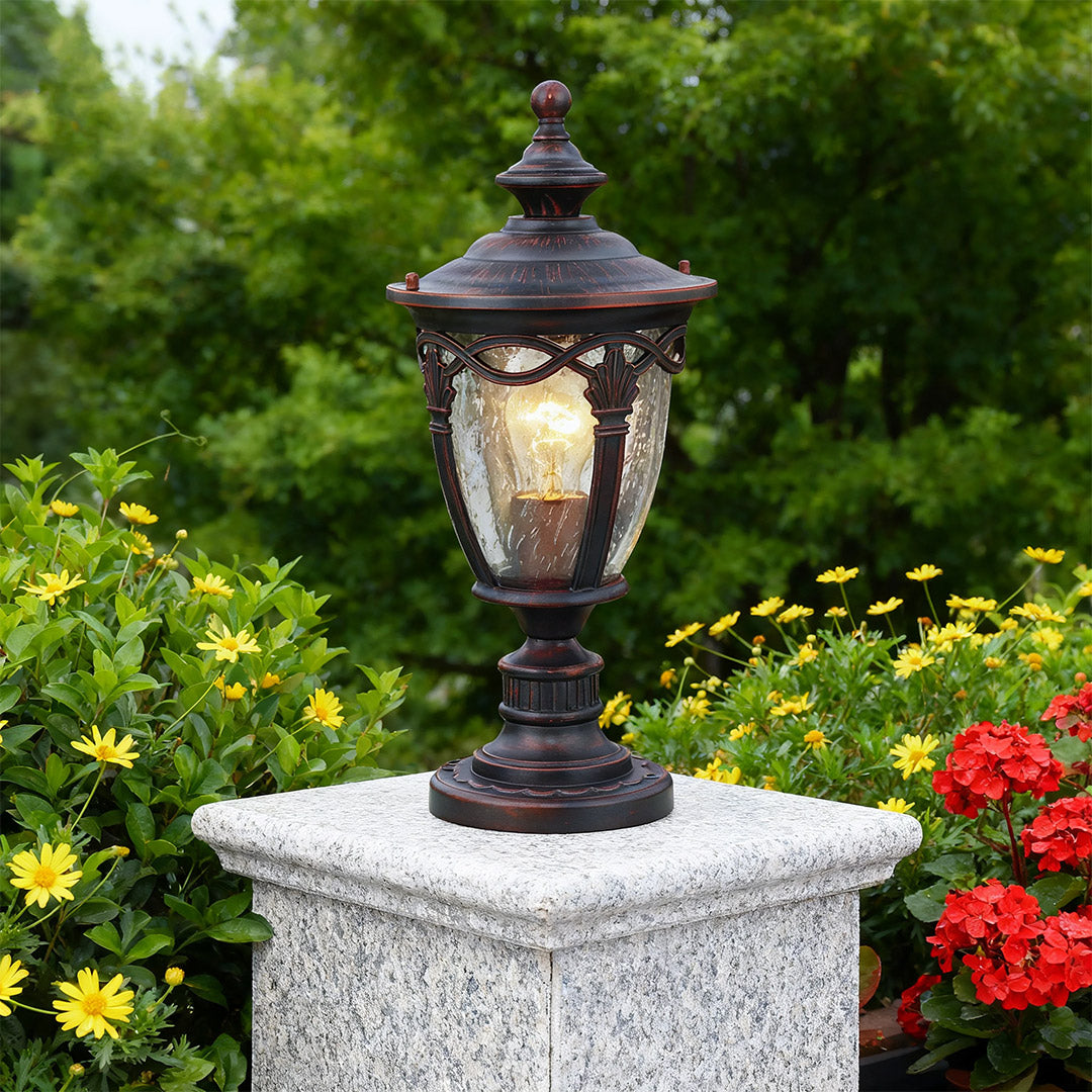 WINTHORPE WEATHERPROOF ALUMINUM GARDEN COLUMN LIGHT