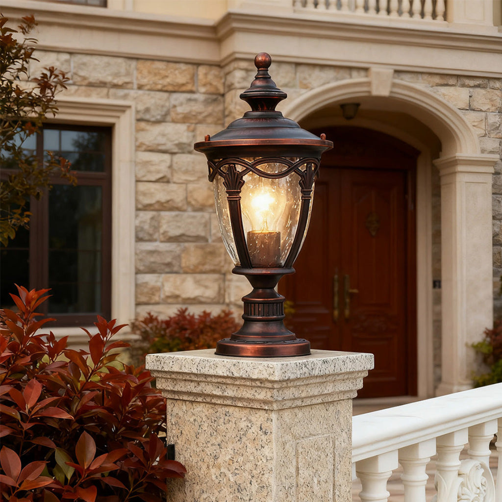 WINTHORPE WEATHERPROOF ALUMINUM GARDEN COLUMN LIGHT