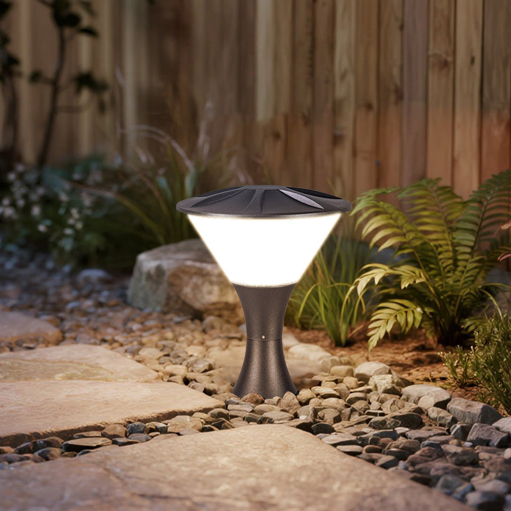 WINDSOR GLOW MODERN GARDEN POST LANTERN