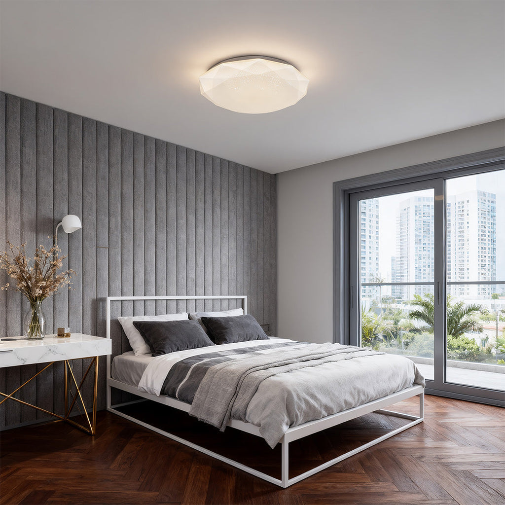 ASTRAVIEW GEOMETRIC CEILING LANTERN WITH STARRY ILLUMINATION