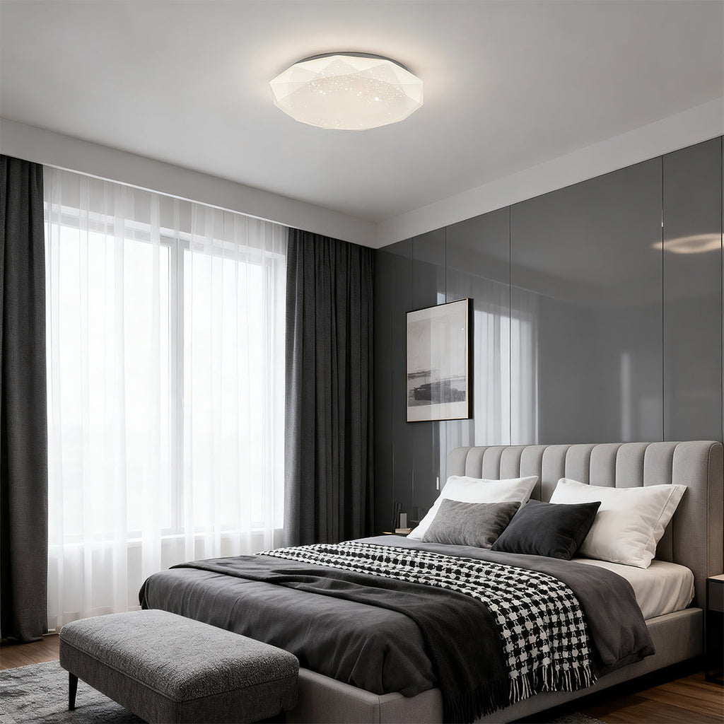 ASTRAVIEW GEOMETRIC CEILING LANTERN WITH STARRY ILLUMINATION