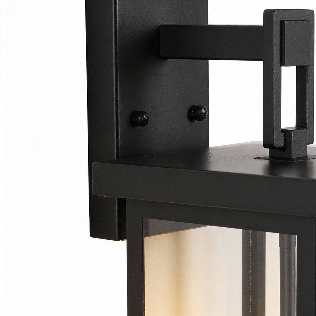 RAVENSHILL OUTDOOR COURTYARD LED WALL SCONCE - WEATHERPROOF BLACK FINISH