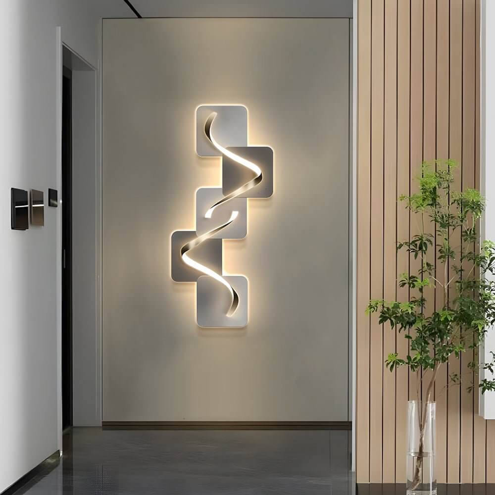WINDSOR GEOMETRIC ILLUMINATED WALL CANVAS