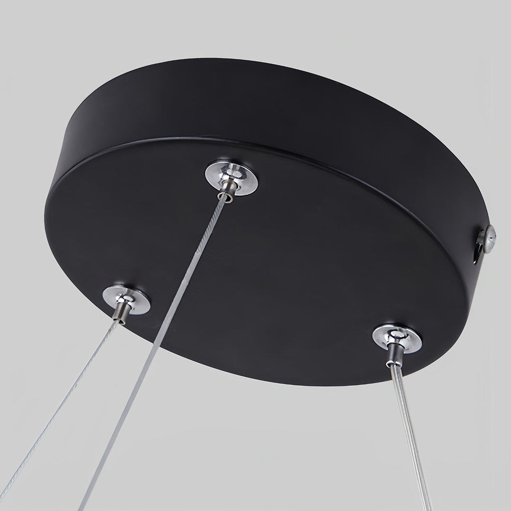 WINTHROP ACRYLIC & IRON GEOMETRIC HANGING LANTERN