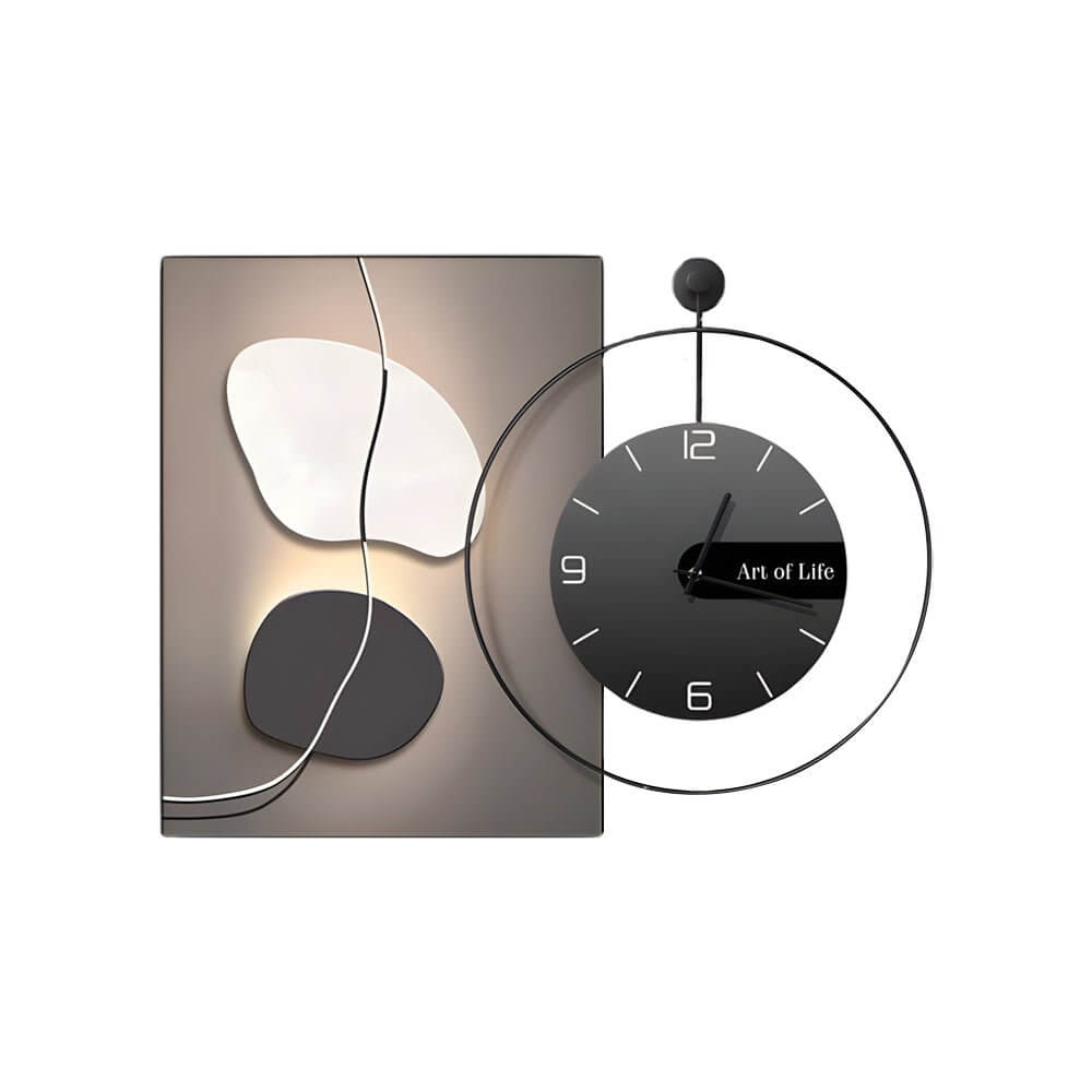 CHURCHILL MODERN ABSTRACT TIMEPIECE CANVAS ART