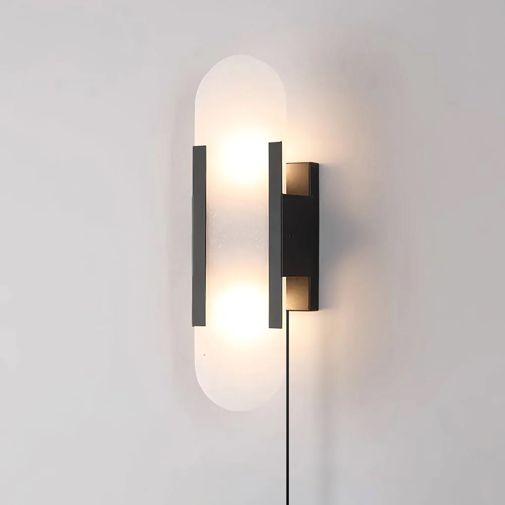 WINCHESTER GEOMETRIC IVORY WALL SCONCE