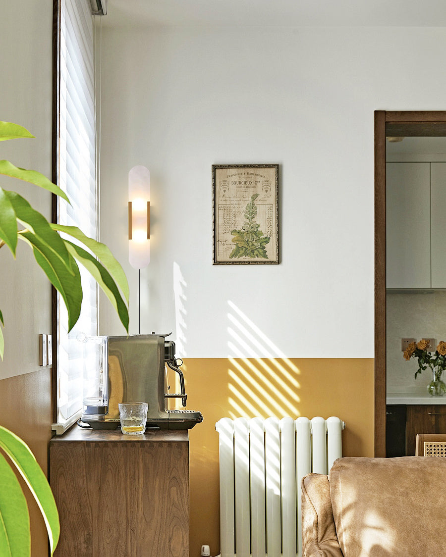 WINCHESTER GEOMETRIC IVORY WALL SCONCE