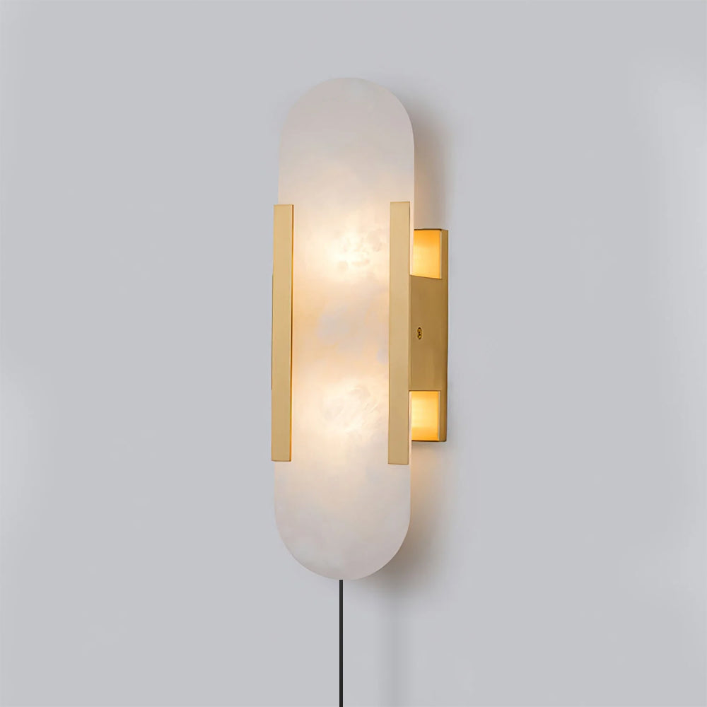 WINCHESTER GEOMETRIC IVORY WALL SCONCE