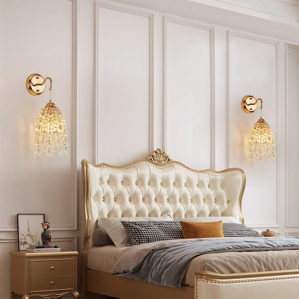 WINDSOR CRYSTAL FLARE WALL LANTERN