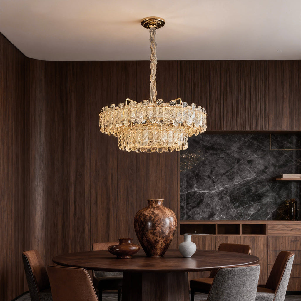 WINTERBOURNE CRYSTAL-ENCRUSTED CEILING LANTERN