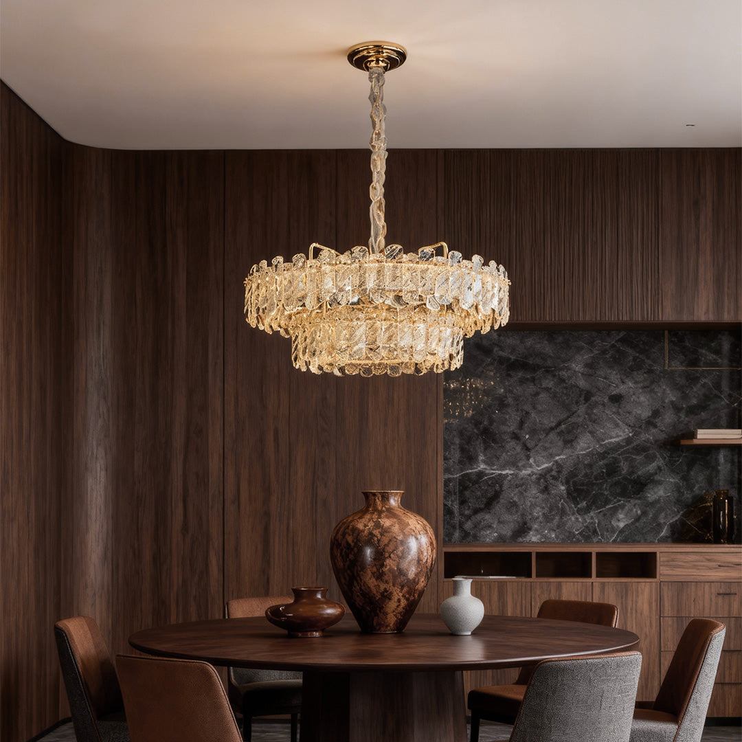WINTERBOURNE CRYSTAL-ENCRUSTED CEILING LANTERN