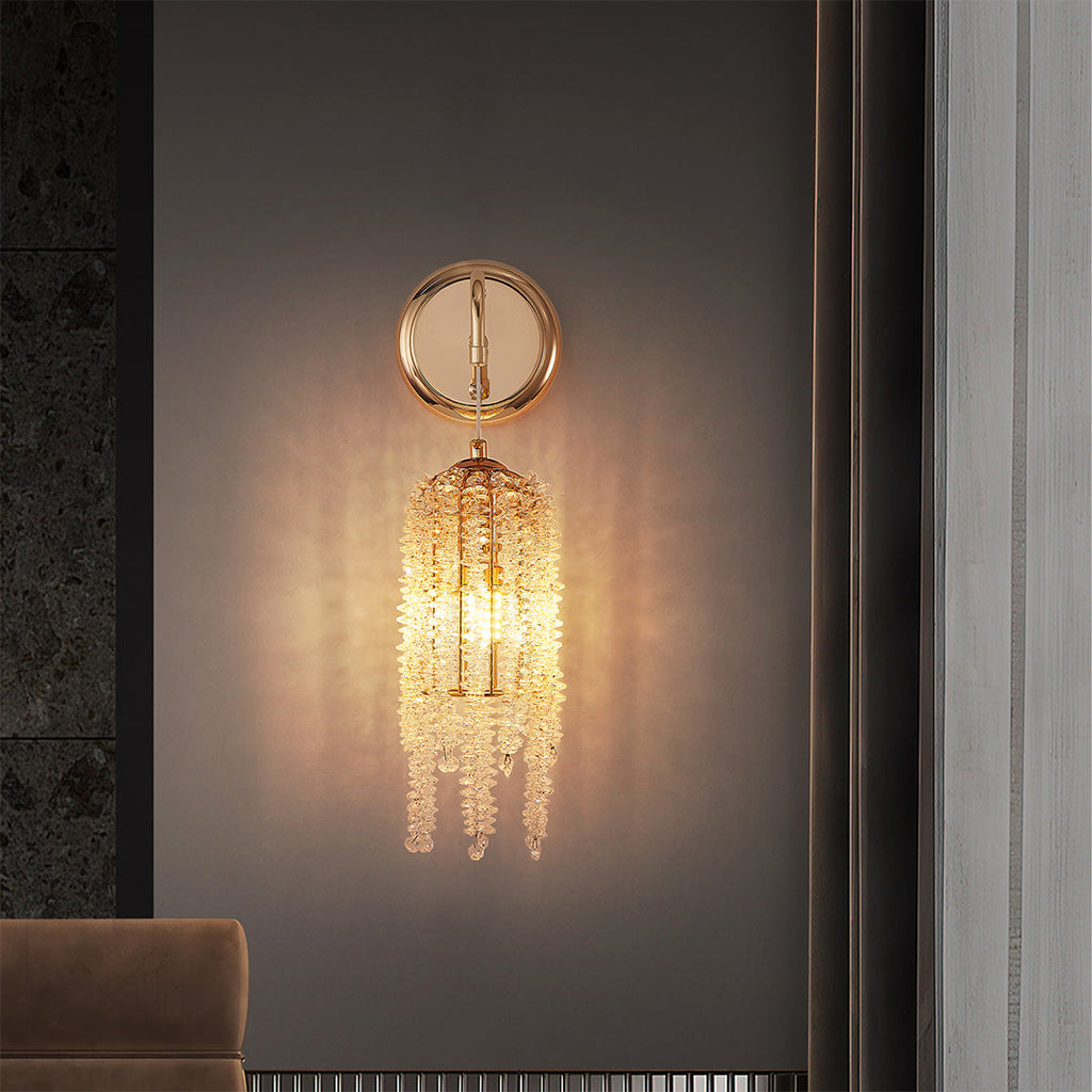 WINDSOR CRYSTAL EMBELLISHED WALL SCONCE