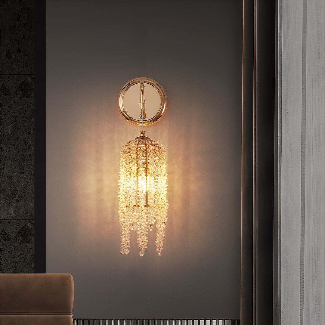 WINDSOR CRYSTAL EMBELLISHED WALL SCONCE