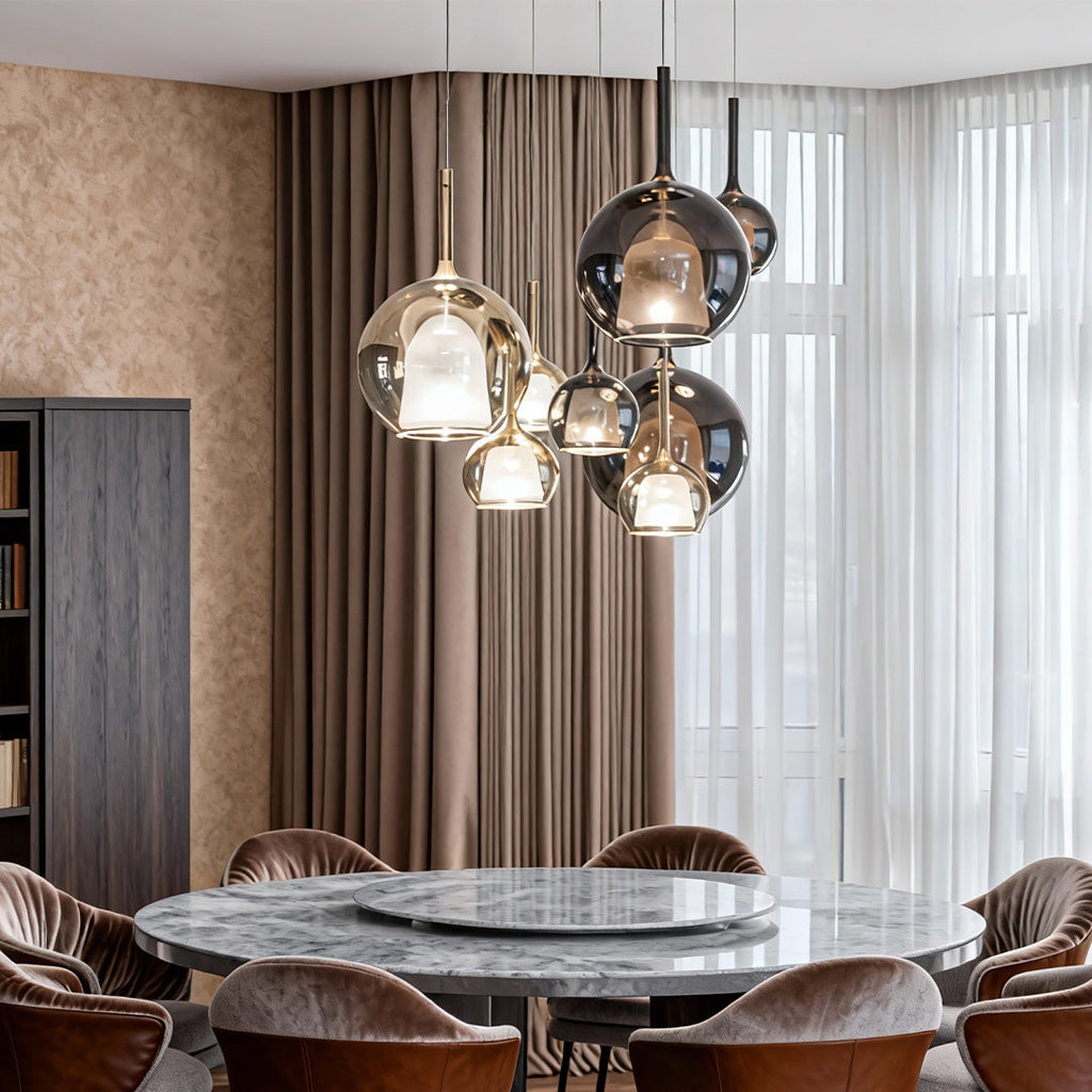 WINTHROP CIRCLE GLASS ILLUMINATION PENDANT