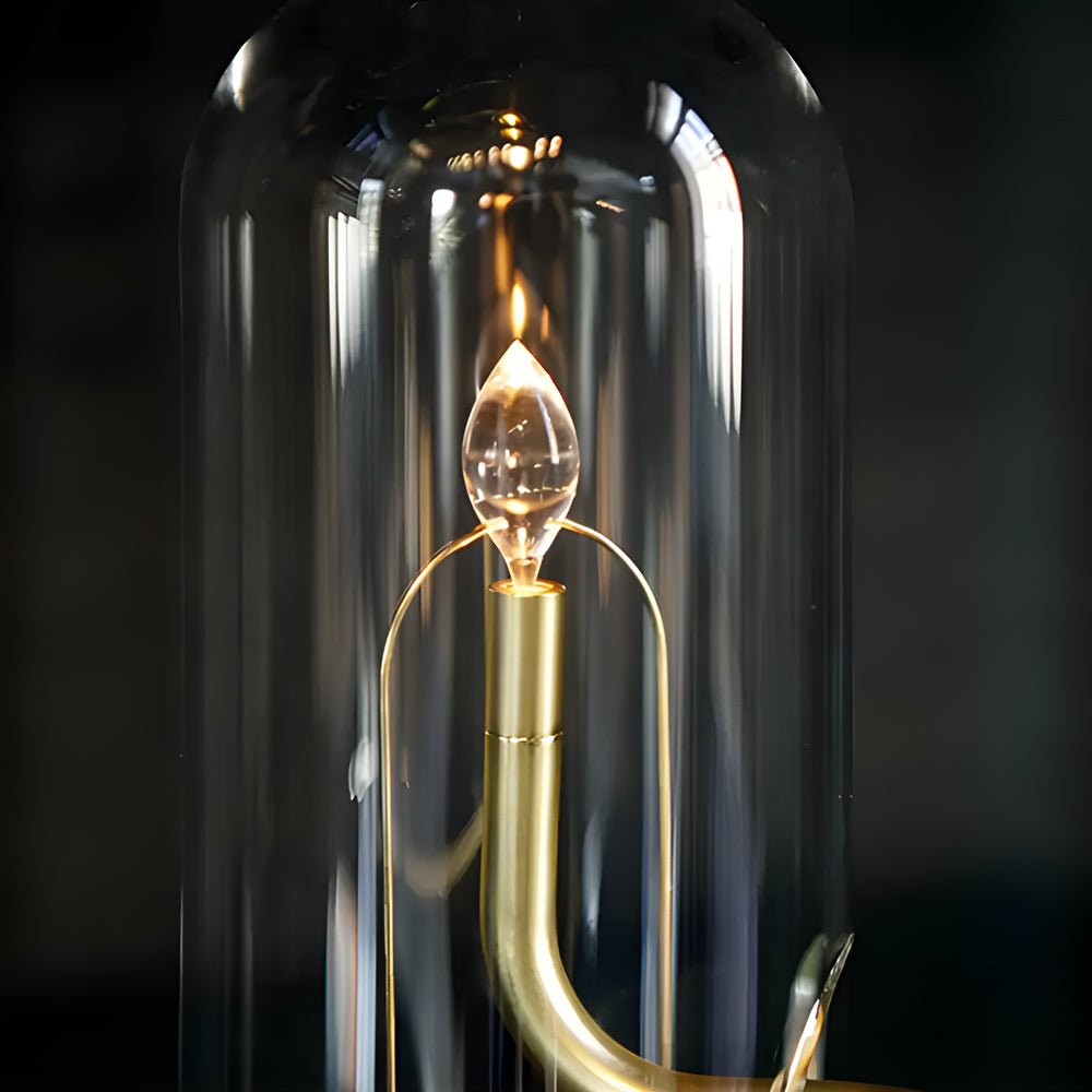 WINDSOR GLASS CANDLELIT TABLE LAMP