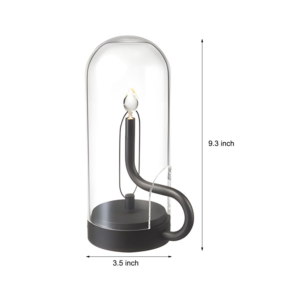 WINDSOR GLASS CANDLELIT TABLE LAMP