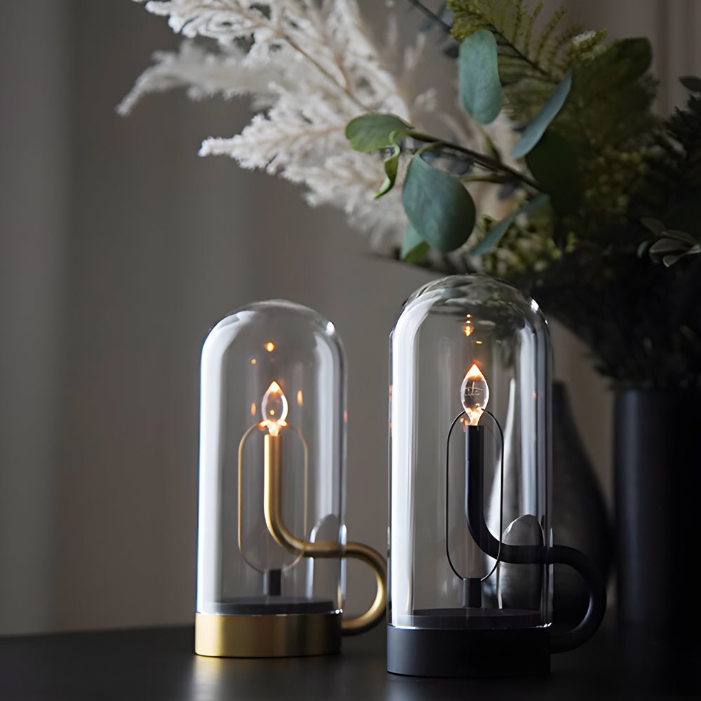 WINDSOR GLASS CANDLELIT TABLE LAMP