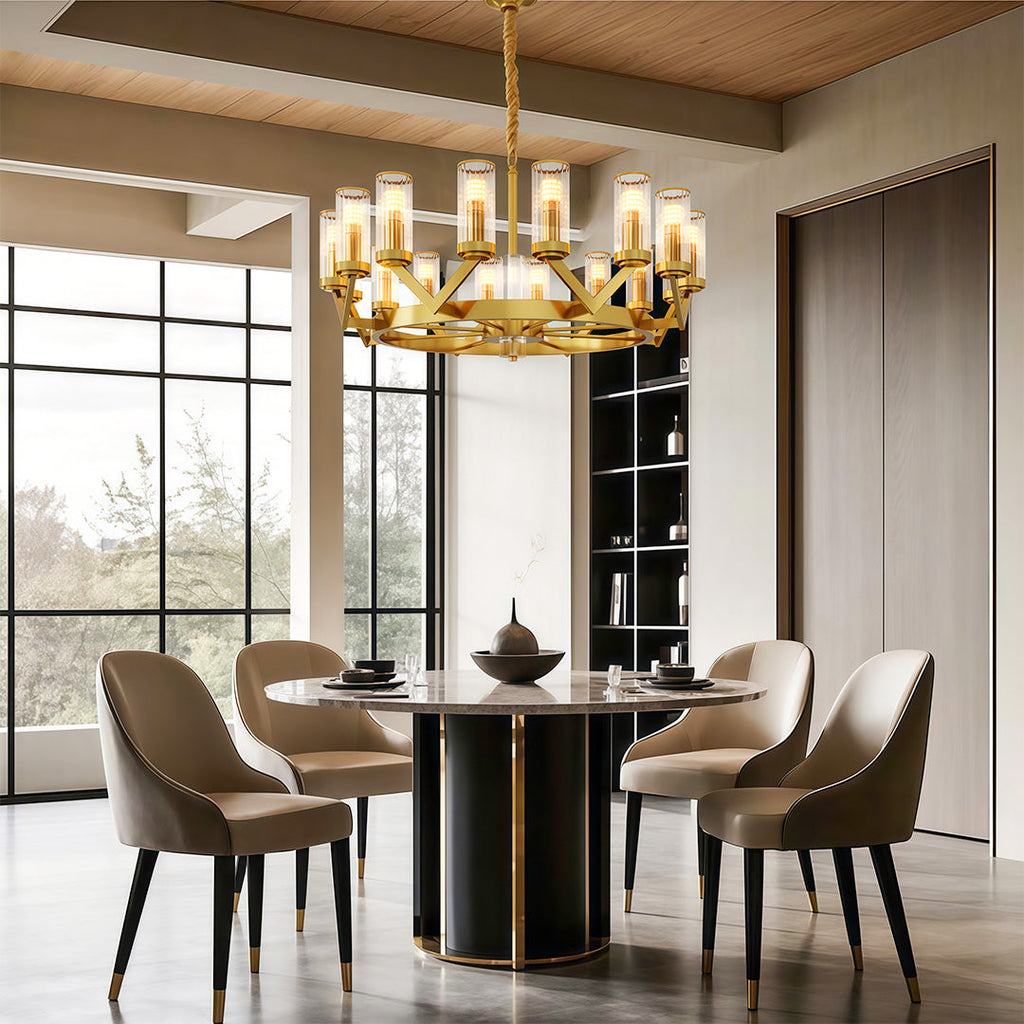 WINTHORPE CRYSTAL DROPLET CEILING LANTERN