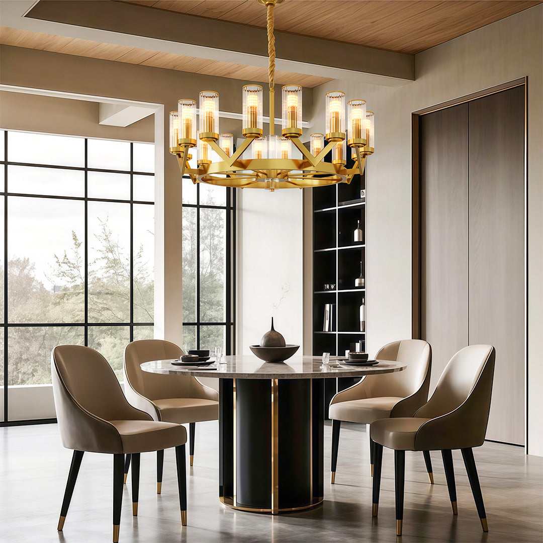 WINTHORPE CRYSTAL DROPLET CEILING LANTERN