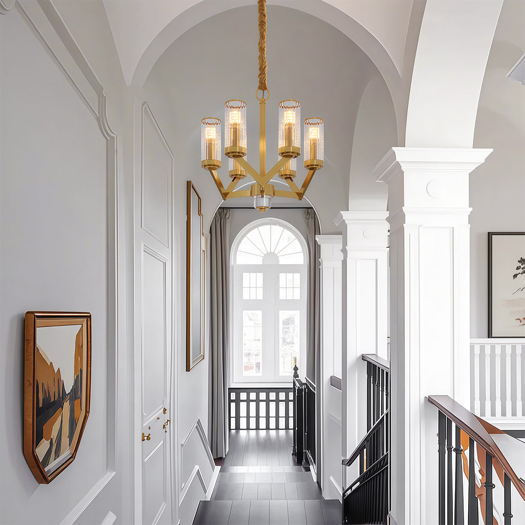WINTHORPE CRYSTAL DROPLET CEILING LANTERN
