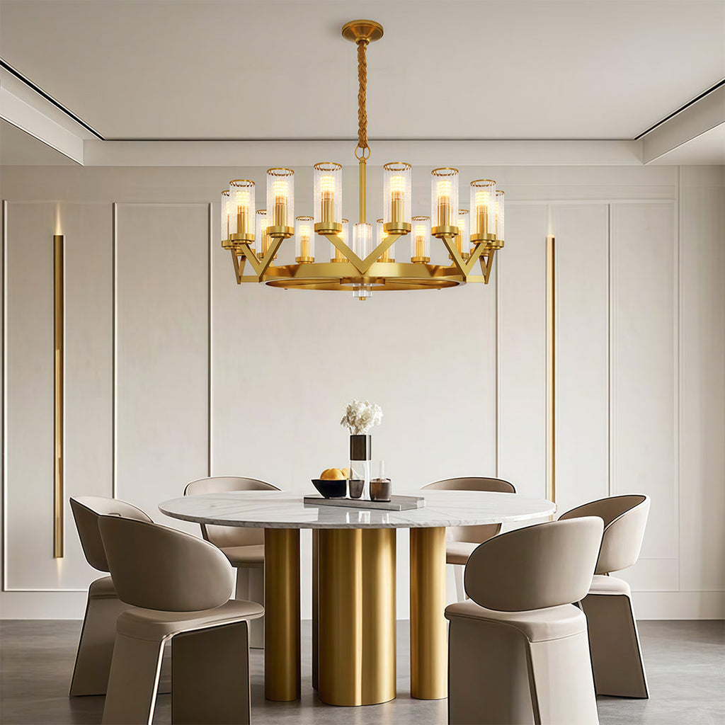 WINTHORPE CRYSTAL DROPLET CEILING LANTERN