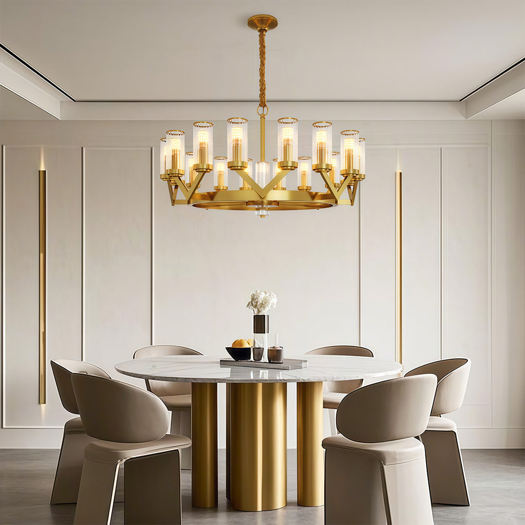WINTHORPE CRYSTAL DROPLET CEILING LANTERN