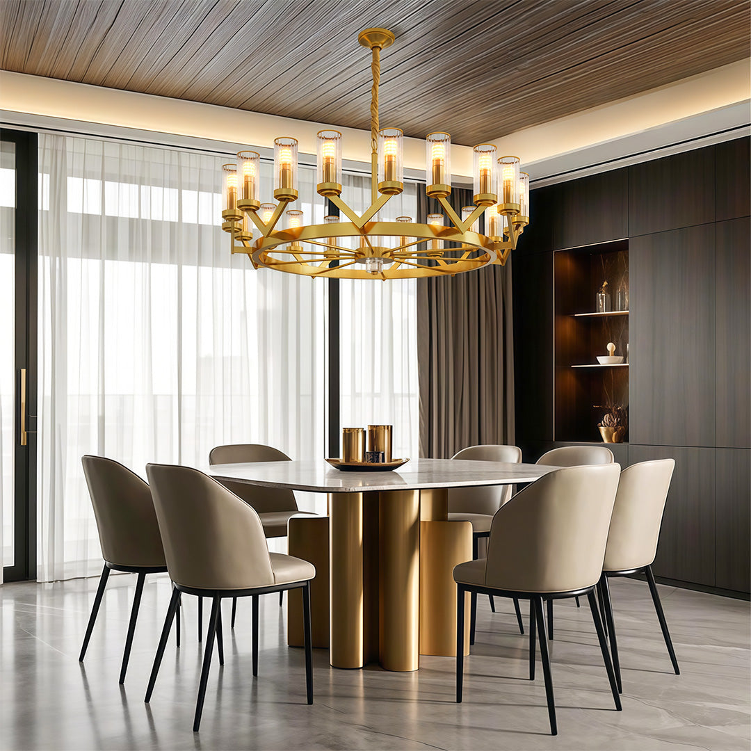 WINTHORPE CRYSTAL DROPLET CEILING LANTERN