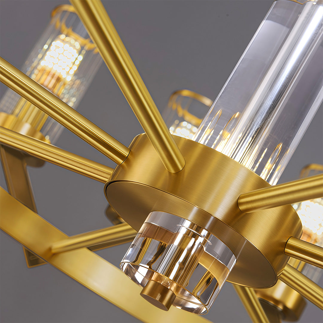 WINTHORPE CRYSTAL DROPLET CEILING LANTERN