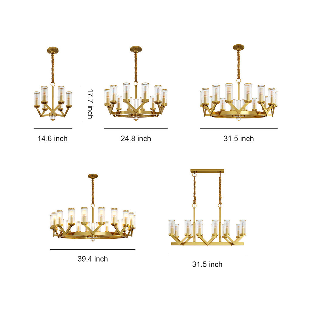 WINTHORPE CRYSTAL DROPLET CEILING LANTERN