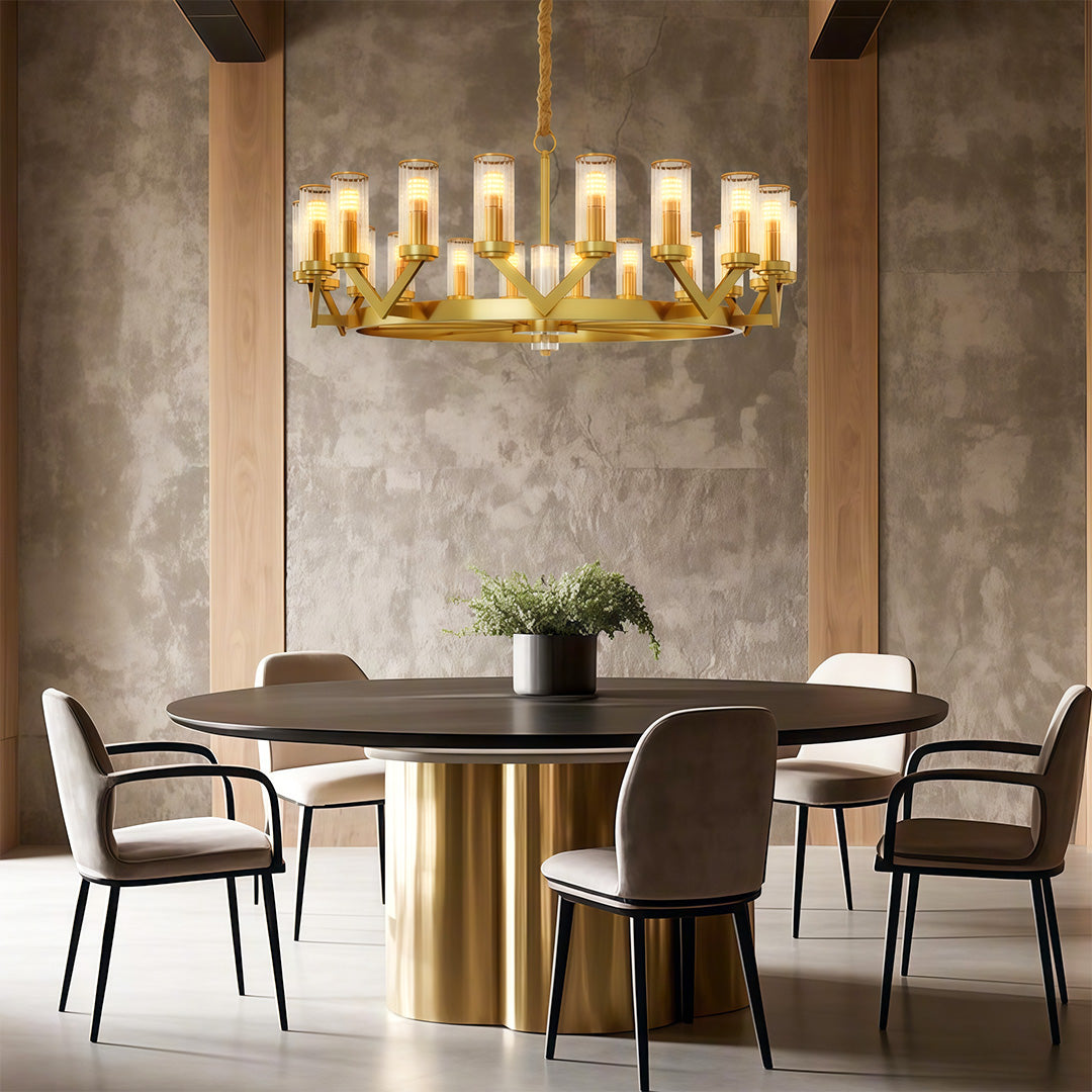 WINTHORPE CRYSTAL DROPLET CEILING LANTERN